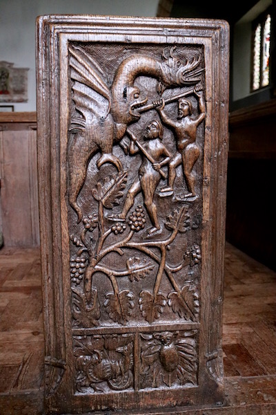 Crowcombe bench end